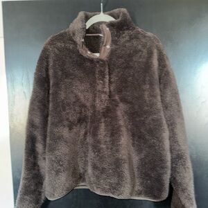 Cozy Brown Fleece Jacket